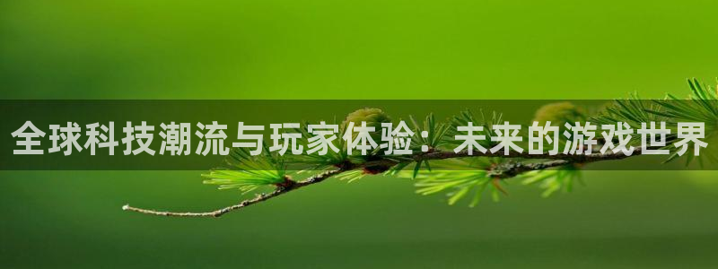 优贝娱乐平台注册开户：全球科技潮流与玩家体验：未来的游戏世界